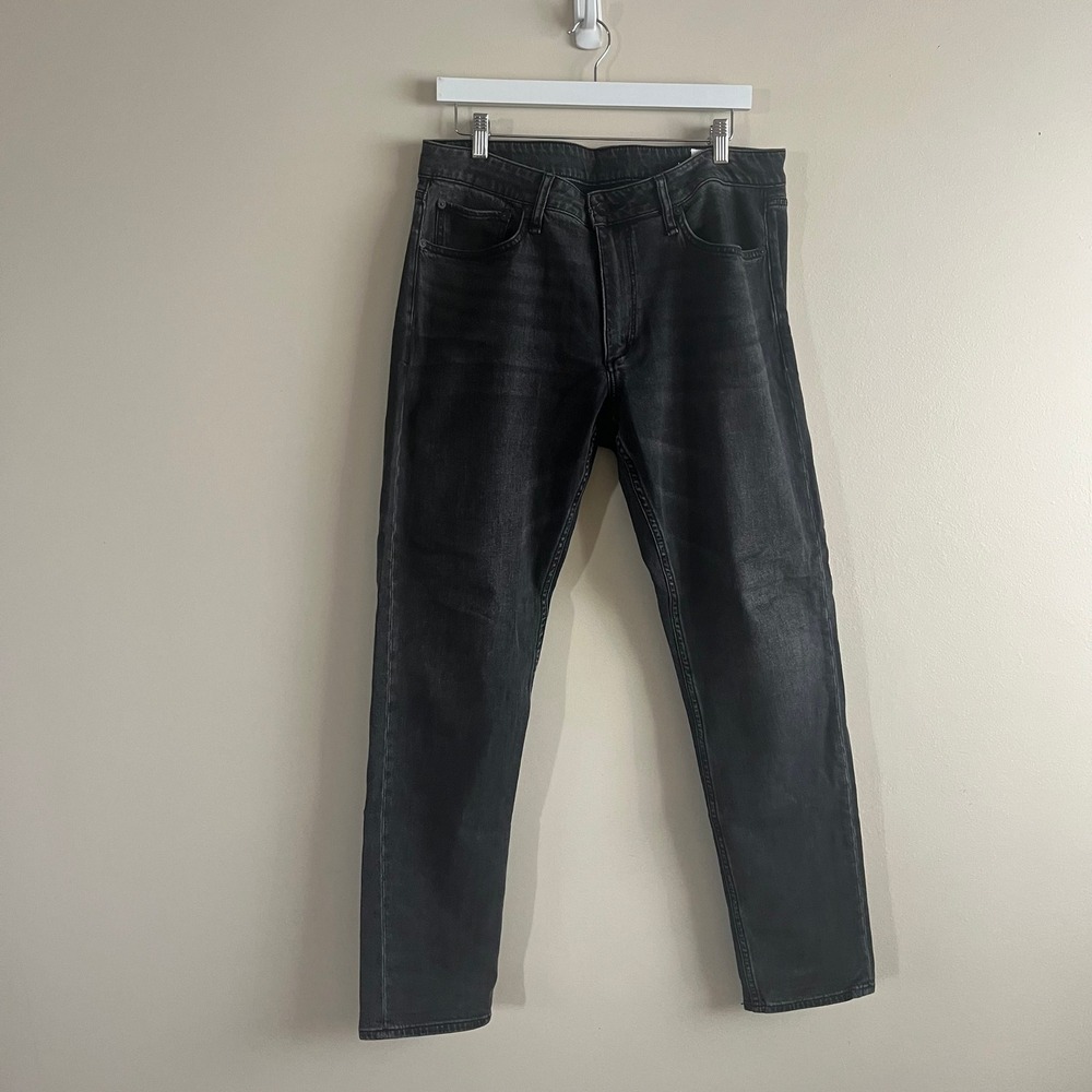 rag & bone Fit 3 Athletic Jeans Ashland Faded Grey Mens 33x32 Slim Taper